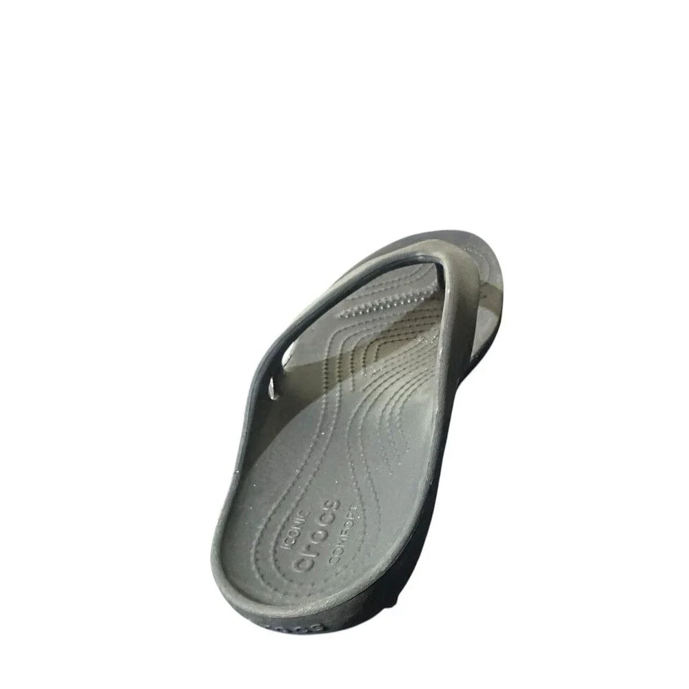 Crocs Sandals Womens 10 Kadee II Flip Flop Thong Navy Toe Post Casual 202492